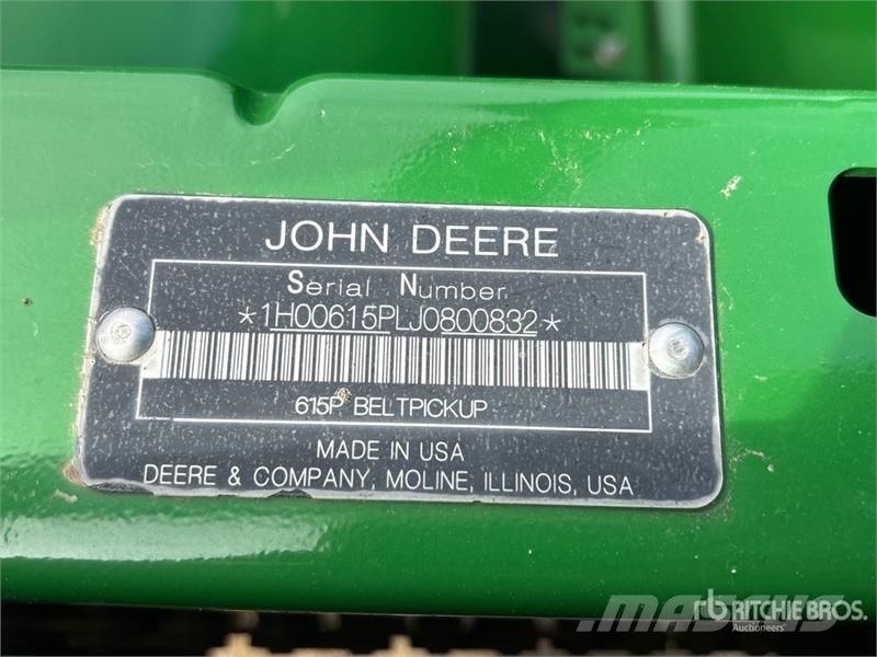 John Deere 615P 15 ft Combine Pickup Header Cabezales de cosechadoras combinadas