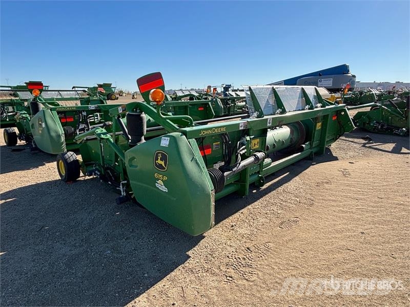 John Deere 615P 15 ft Belt Combine Pickup Header Testate per mietitrebbie