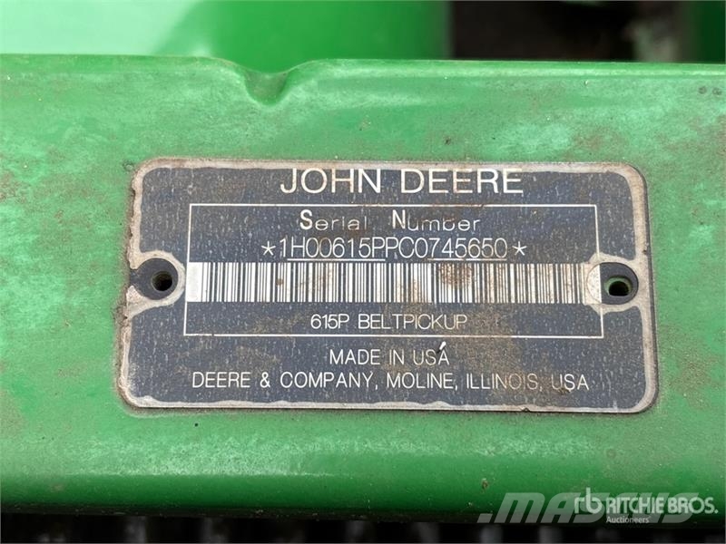 John Deere 615P 15 ft Combine Pickup Header Kombajnové hlavice