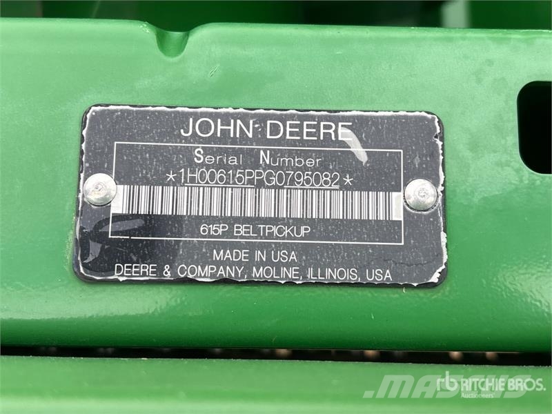 John Deere 615P 15 ft Draper Combine Pickup Header Glave hederi za kombajne