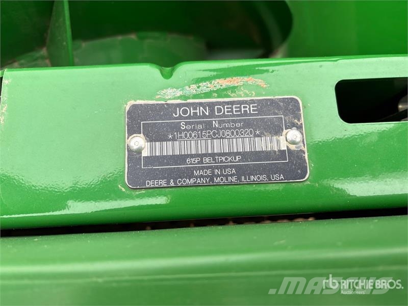 John Deere 615P 15 ft Combine Pickup Header رؤوس الحصادات الدراسات
