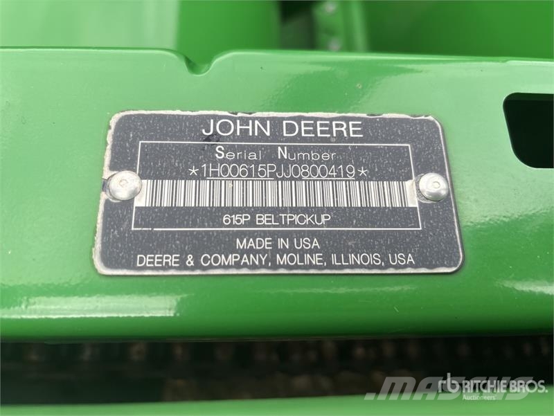 John Deere 615P 15 ft Combine Pickup Header 콤바인 헤드