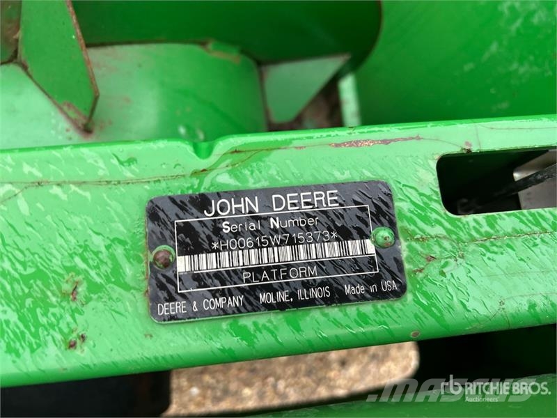 John Deere 615P 15 ft Combine Pickup Header 콤바인 헤드