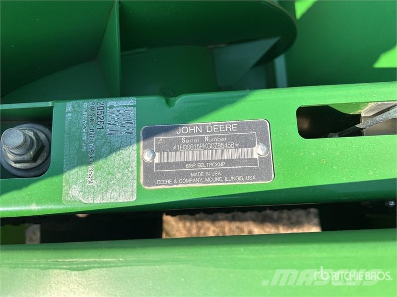 John Deere 615P 15 ft Combine Pickup Header Maaidorser aanbouwdelen