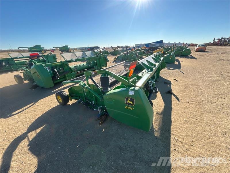 John Deere 615P 15 ft Belt Combine Pickup Header Testate per mietitrebbie