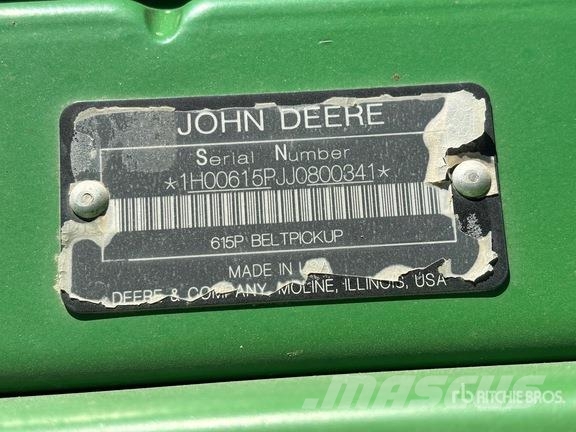 John Deere 615P 15 ft Belt Combine Pickup Header Combine capete pentru culegatoare