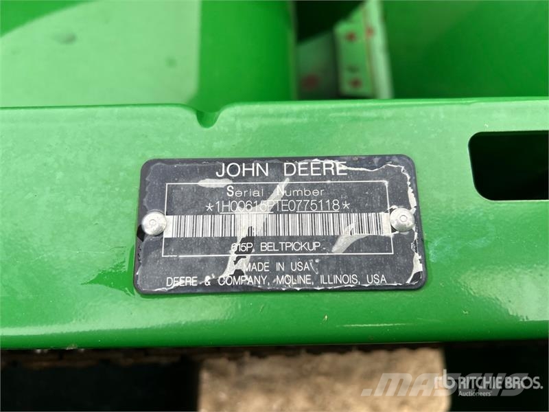 John Deere 615P 15 ft Draper Combine Pickup Header Glave hederi za kombajne