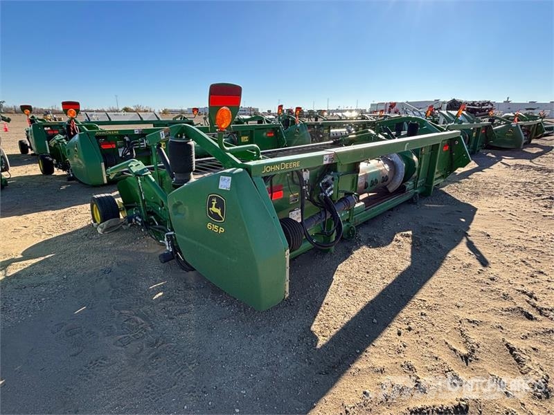 John Deere 615P 15 ft Belt Combine Pickup Header Testate per mietitrebbie