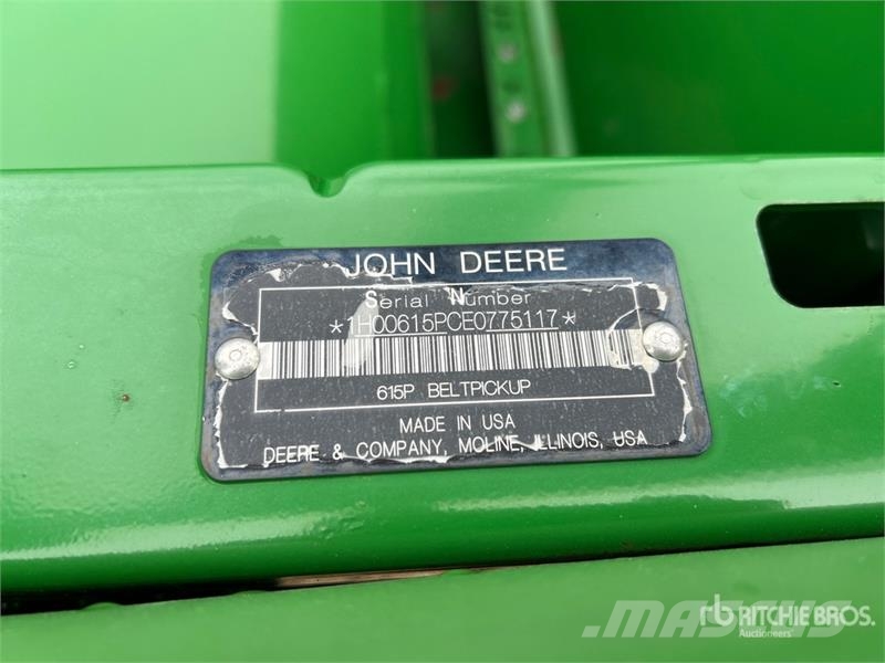 John Deere 615P 15 ft Draper Combine Pickup Header Glave hederi za kombajne