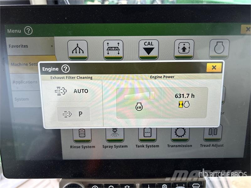 John Deere 616R 120 ft 4x4 High Clearance Self-Propelled Spra Pulverizadores autopropulsados