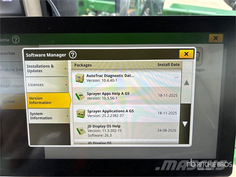 John Deere 616R 120 ft 4x4 High Clearance Self-Propelled Spra Pulverizadores autopropulsados