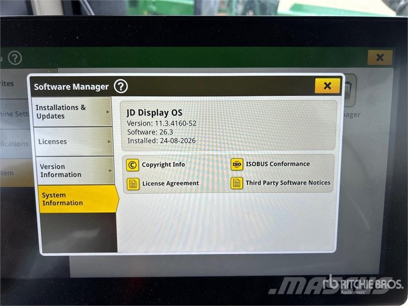 John Deere 616R 120 ft 4x4 High Clearance Self-Propelled Spra Pulverizadores autopropulsados