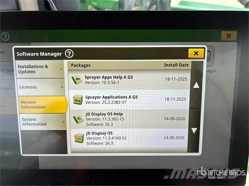 John Deere 616R 120 ft 4x4 High Clearance Self-Propelled Spra Pulverizadores autopropulsados