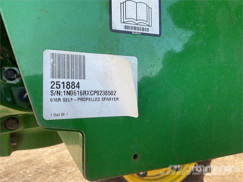 John Deere 616R 120 ft 4x4 High Clearance Self-Propelled Spra Itsekulkevat ruiskut