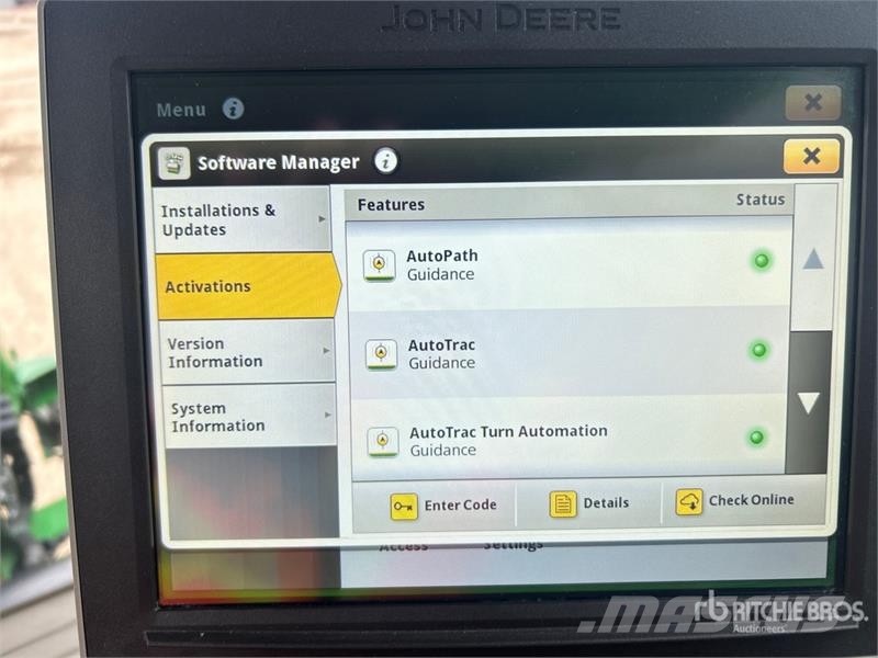 John Deere 616R 133 ft 4x4 High Clearance Self-Propelled Spra Self-propelled sprayers