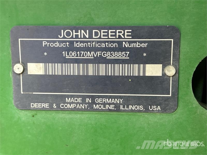 John Deere 6170M Traktorok