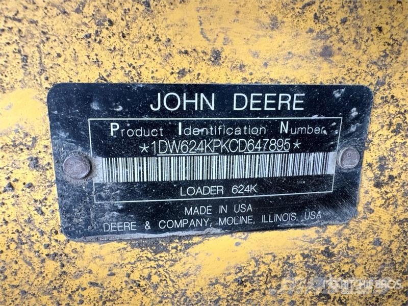 John Deere 624 K Wheel Loader Chargeuse sur pneus