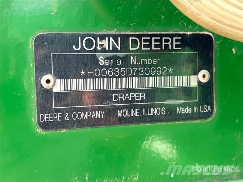 John Deere 635D 콤바인 헤드