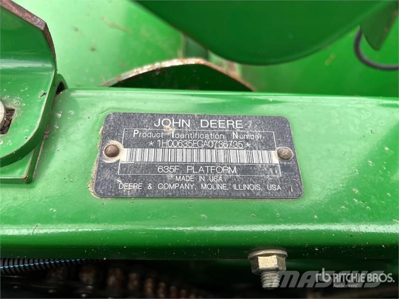John Deere 635F Cabezales de cosechadoras combinadas