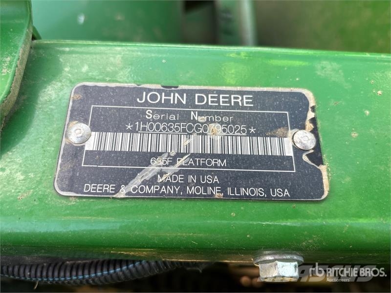 John Deere 635F Glave hederi za kombajne