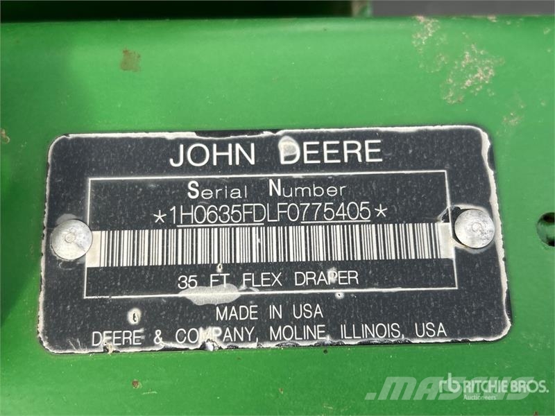 John Deere 635FD Kombájn adapterek