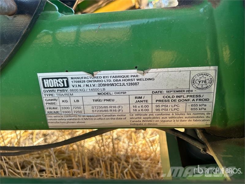 John Deere 635FD Derliaus nuėmimo kombainų galvos