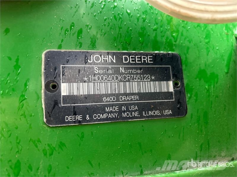 John Deere 640D Biçerdöver kafaları
