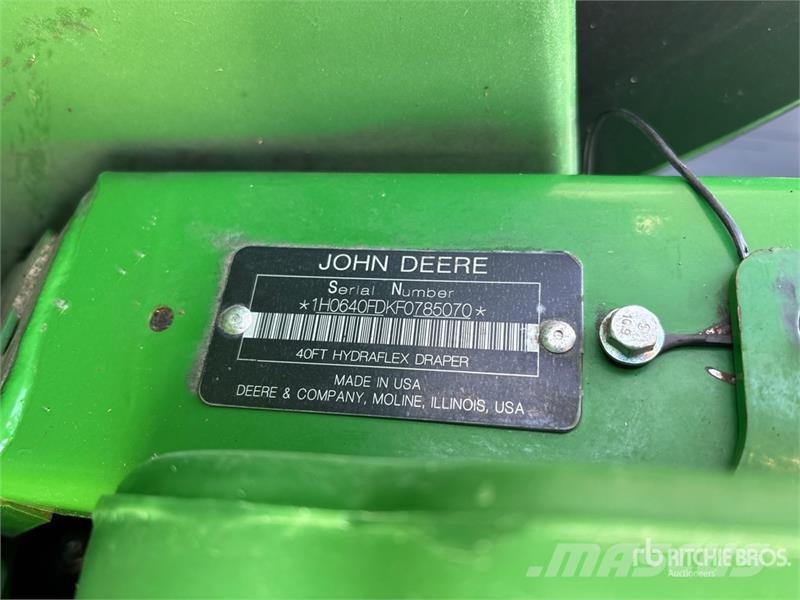 John Deere 640FD رؤوس الحصادات الدراسات