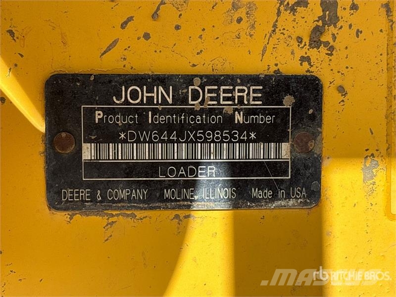 John Deere 644J Chargeuse sur pneus