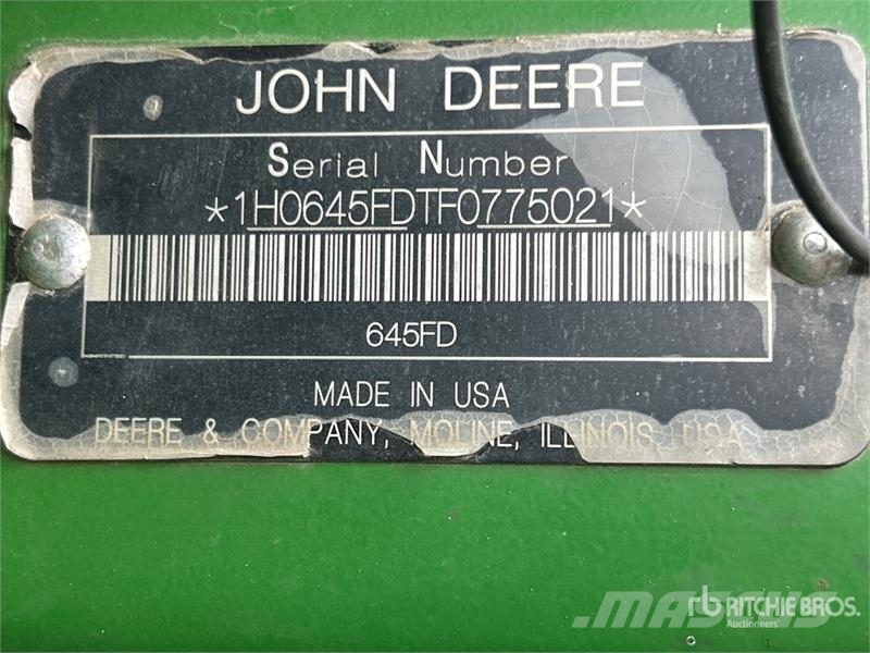 John Deere 645FD 45 ft Flex Draper Combine Header Glave hederi za kombajne