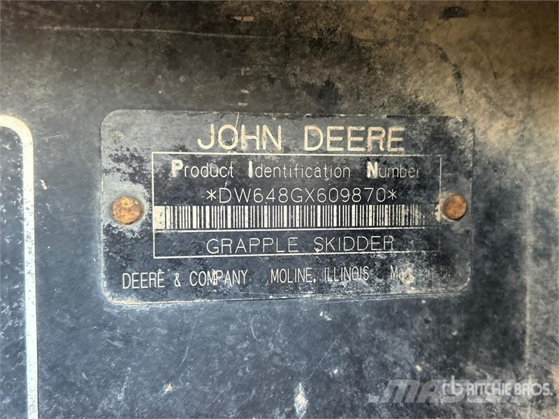 John Deere 648G3 4x4 Skidder ساحبات الأشجار
