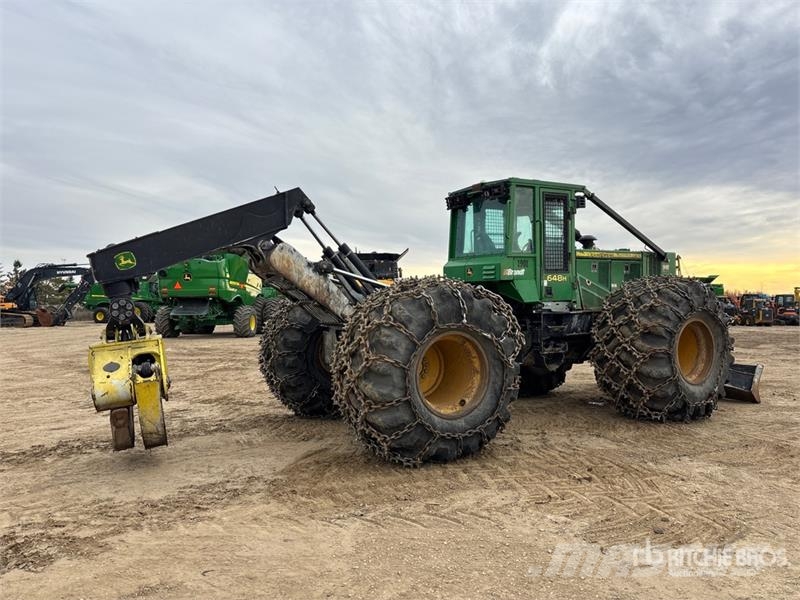 John Deere 648H 4x4 Skidder Трельовочні трактора