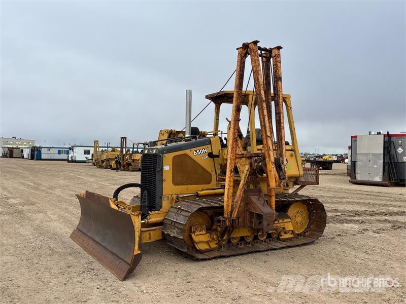 John Deere 650H LGP Combination Pipelayer w/ Midwestern M520 Rohrverlegeraupen