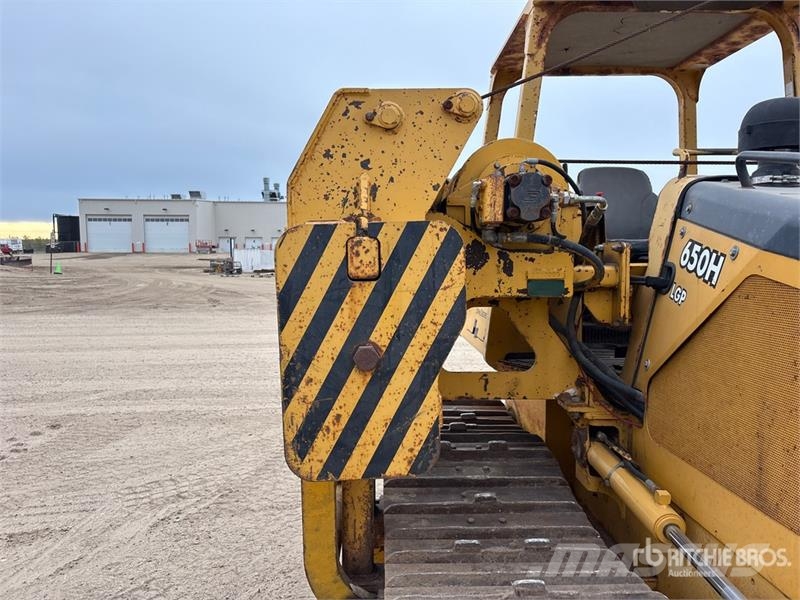John Deere 650H LGP Combination Pipelayer w/ Midwestern M520 Rohrverlegeraupen