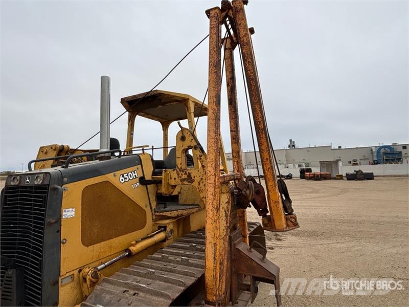 John Deere 650H LGP Combination Pipelayer w/ Midwestern M520 Rohrverlegeraupen