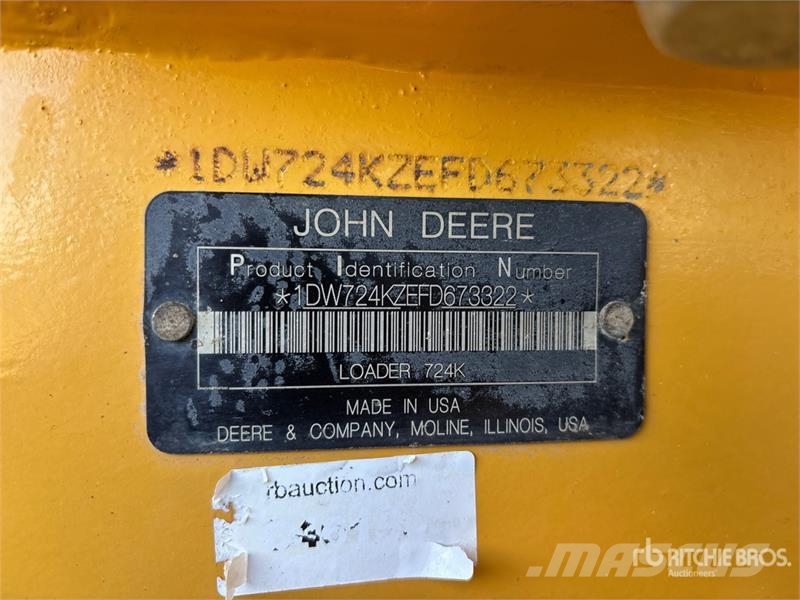 John Deere 724K Pale gommate