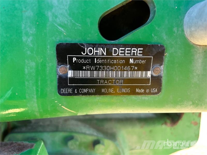 John Deere 7330 Traktoriai