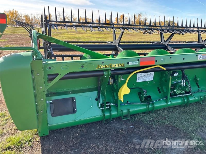 John Deere 740FD 40 ft Hydra Flex Draper Combine Header Derliaus nuėmimo kombainų galvos