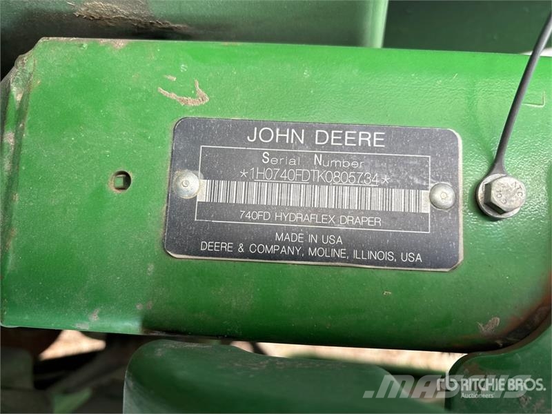 John Deere 740FD 40 ft Hydra Flex Draper Combine Header Glave hederi za kombajne