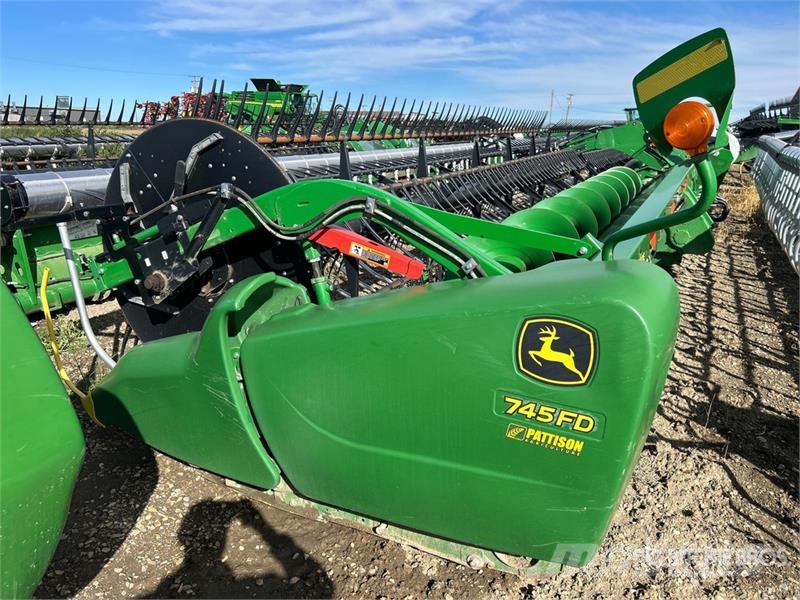 John Deere 745FD 45 ft Hydraflex Draper Combine Header Cabezales de cosechadoras combinadas