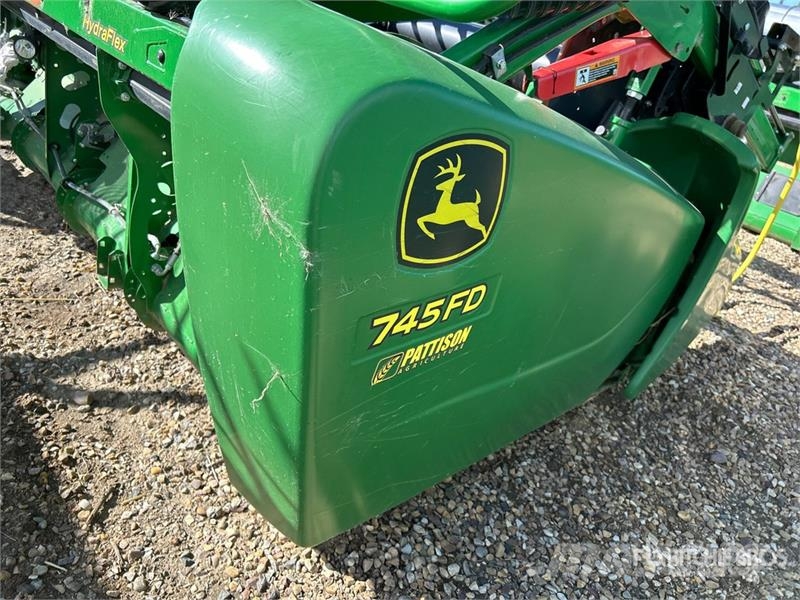 John Deere 745FD 45 ft Hydraflex Draper Combine Header Cabeçotes de colheitadeira
