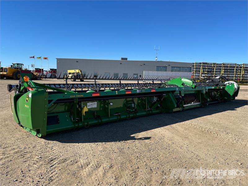 John Deere 745FD 45 ft Hydraflex Draper Combine Header Cabeçotes de colheitadeira