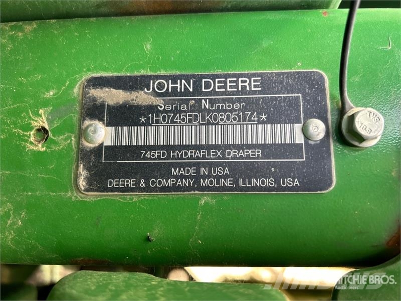 John Deere 745FD 45 ft Hydraflex Draper Combine Header Maaidorser aanbouwdelen