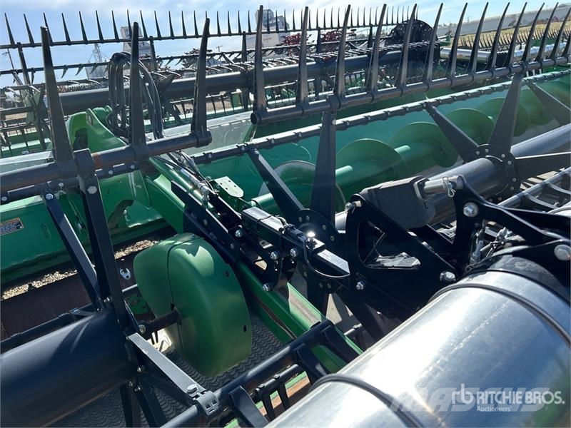 John Deere 745FD 45 ft Hydraflex Draper Combine Header Cabeçotes de colheitadeira