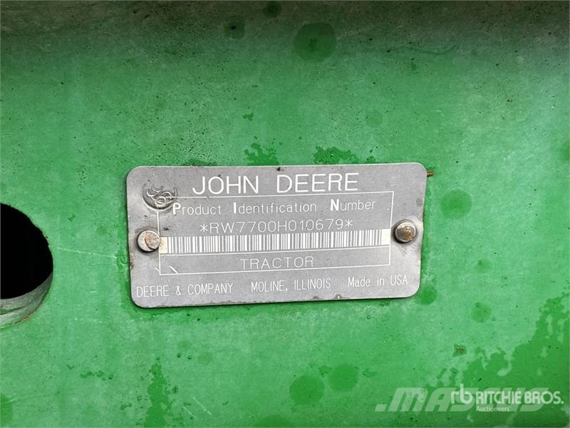 John Deere 7700 4WD Tractor Traktorok