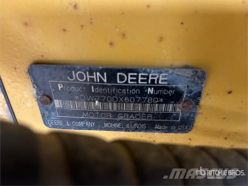 John Deere 770D Motor Grader Grederji