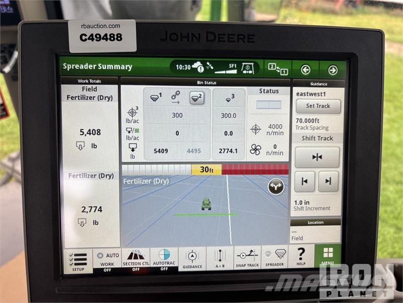 John Deere 800R 70 ft Air Boom 4x2 Floater Self-Propelled Fer Spargiminerale