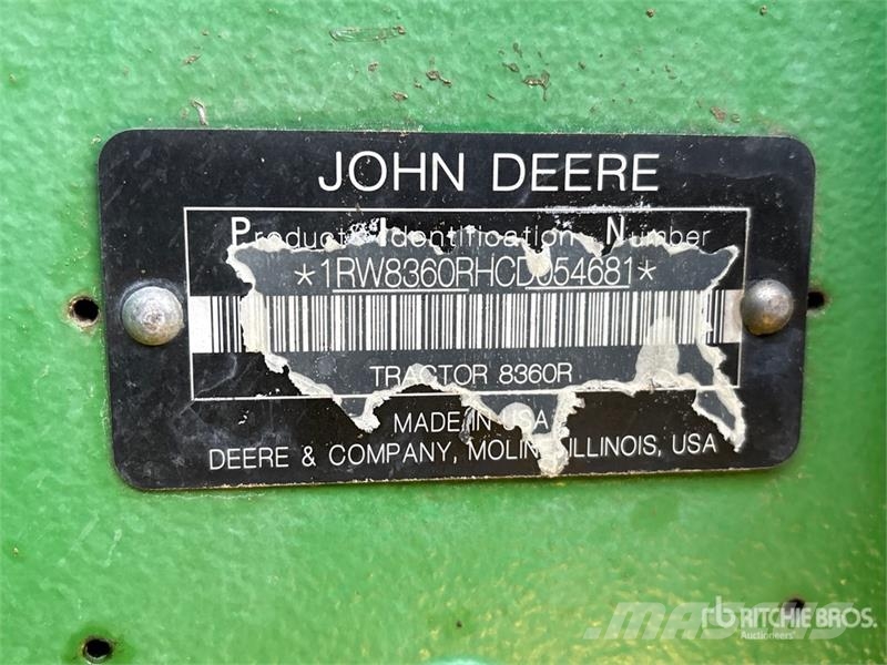 John Deere 8360R Tratores Agrícolas usados