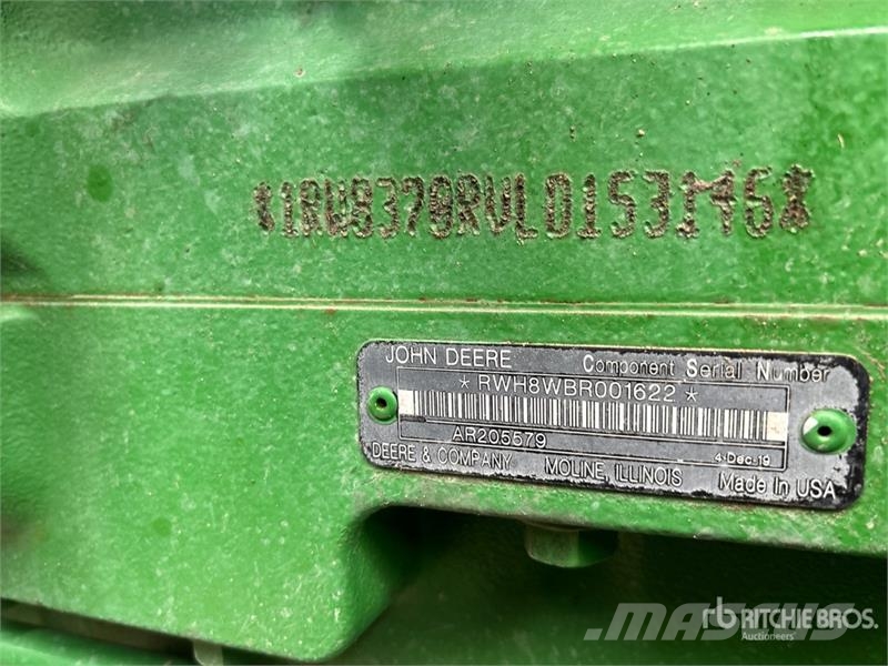 John Deere 8370R 4WD Tractor Traktörler