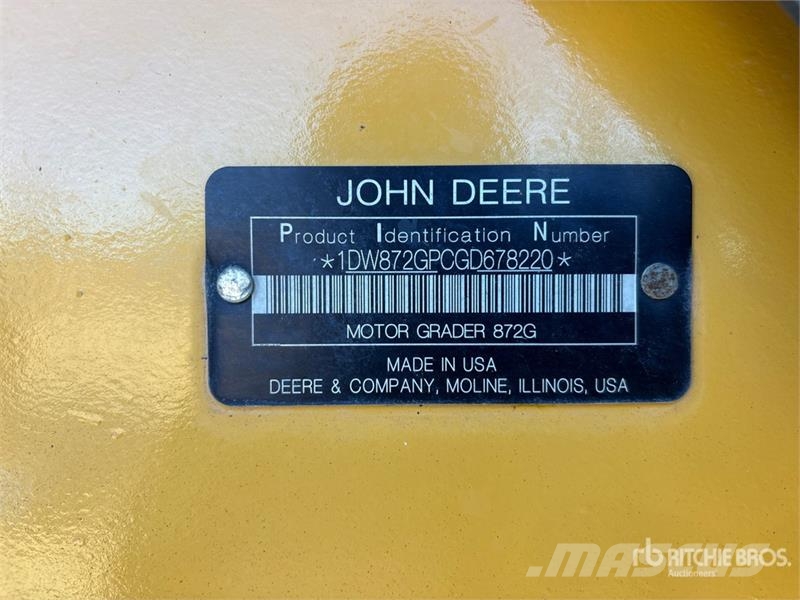 John Deere 872G Greideri